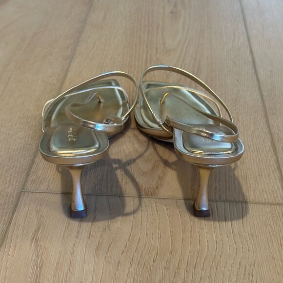 Steve Madden - Gold/Champagne - Locke Heel Sandal - 7.5 - Picture 9 of 9